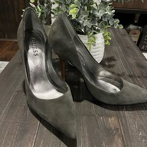 Guess Women's Dark Gray Heels